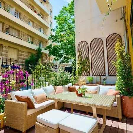 - Amazing Flat To 10 Min To Sea - Garden * نيس